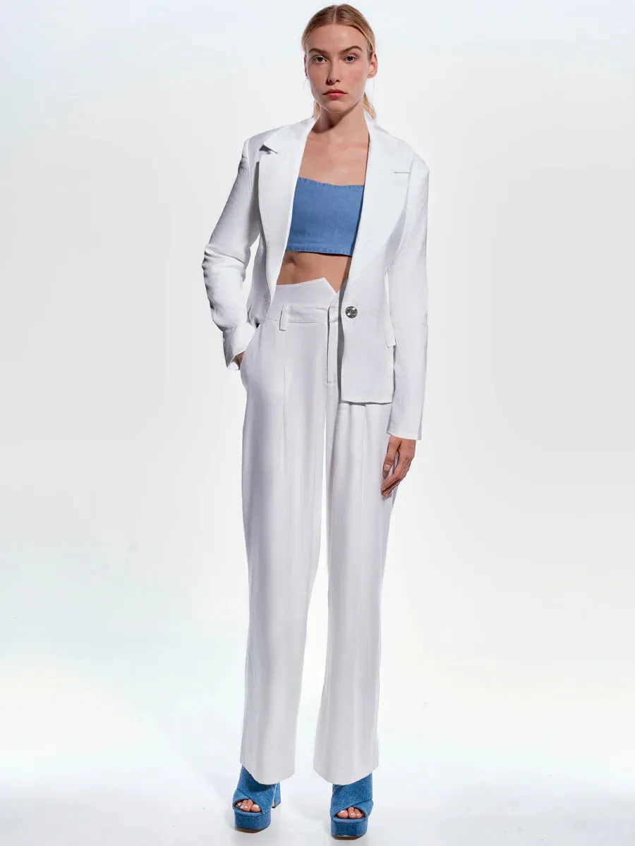 AS by DF Mini Blazer - White