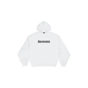 Balenciaga Destroyed Hoodie White