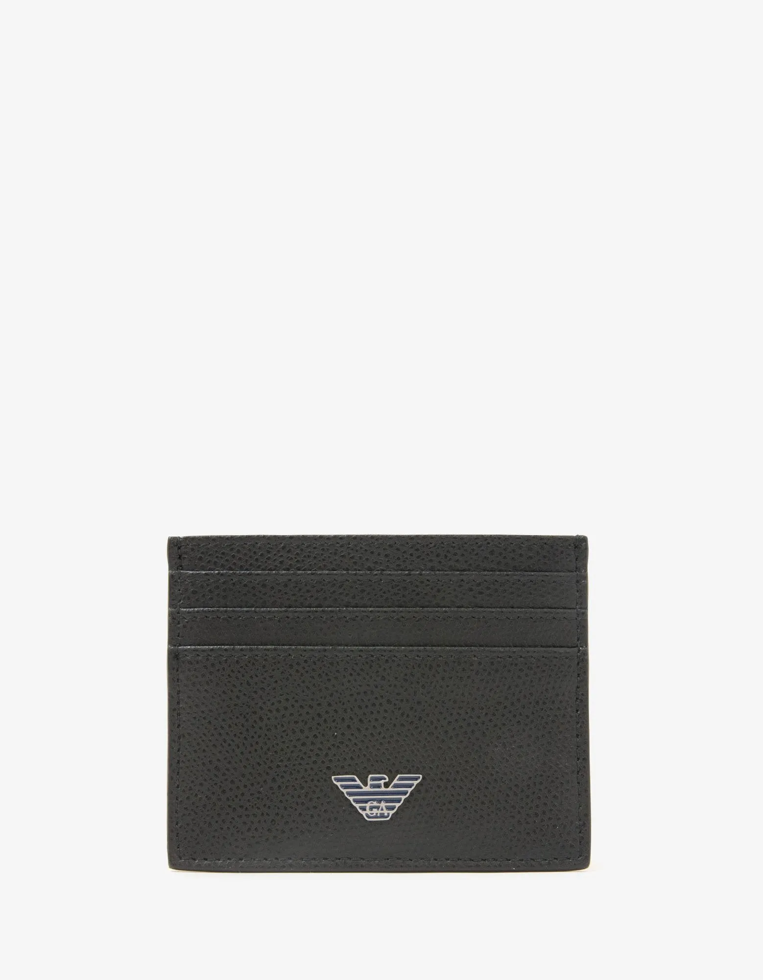 Black & Blue Leather Card Holder
