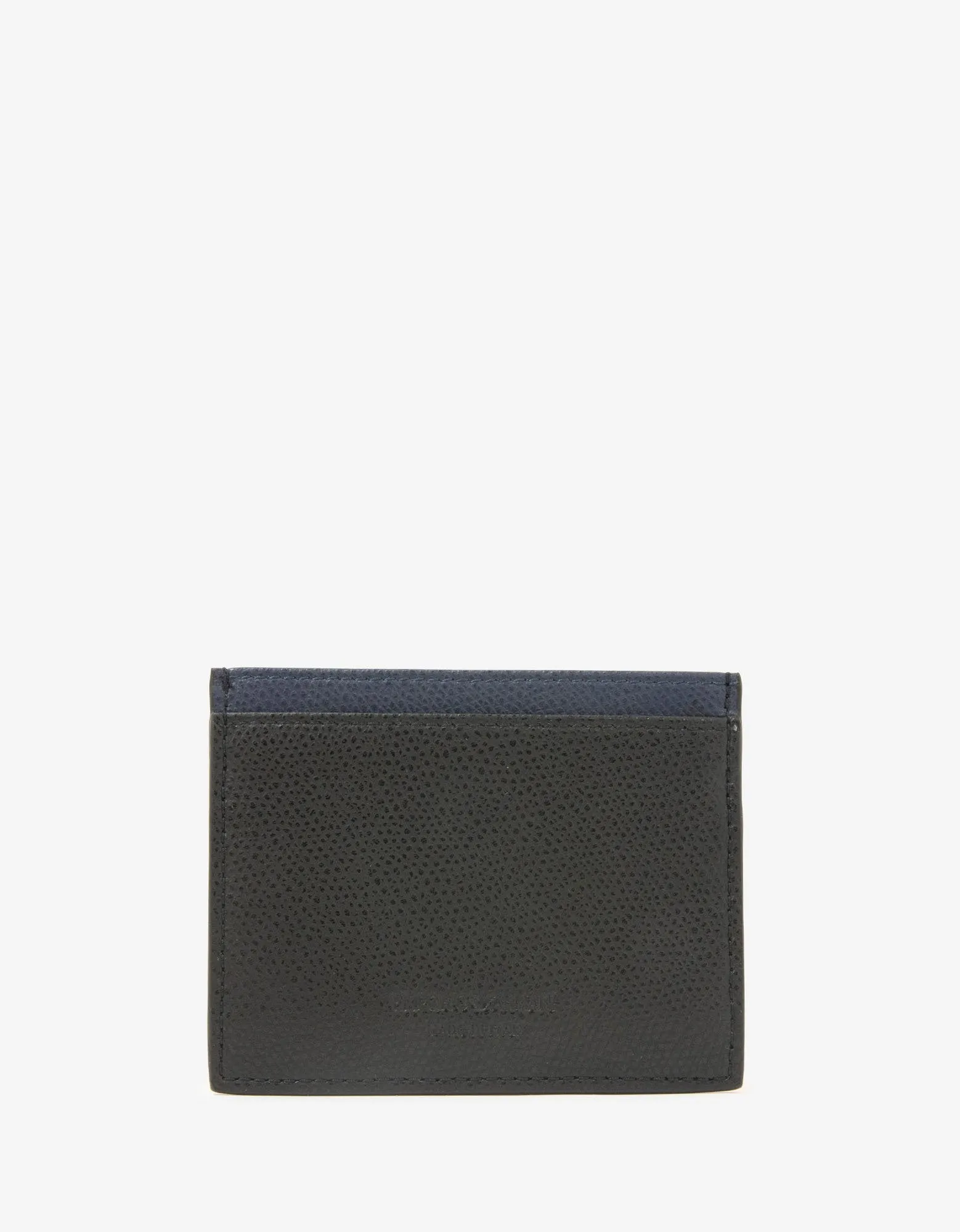 Black & Blue Leather Card Holder