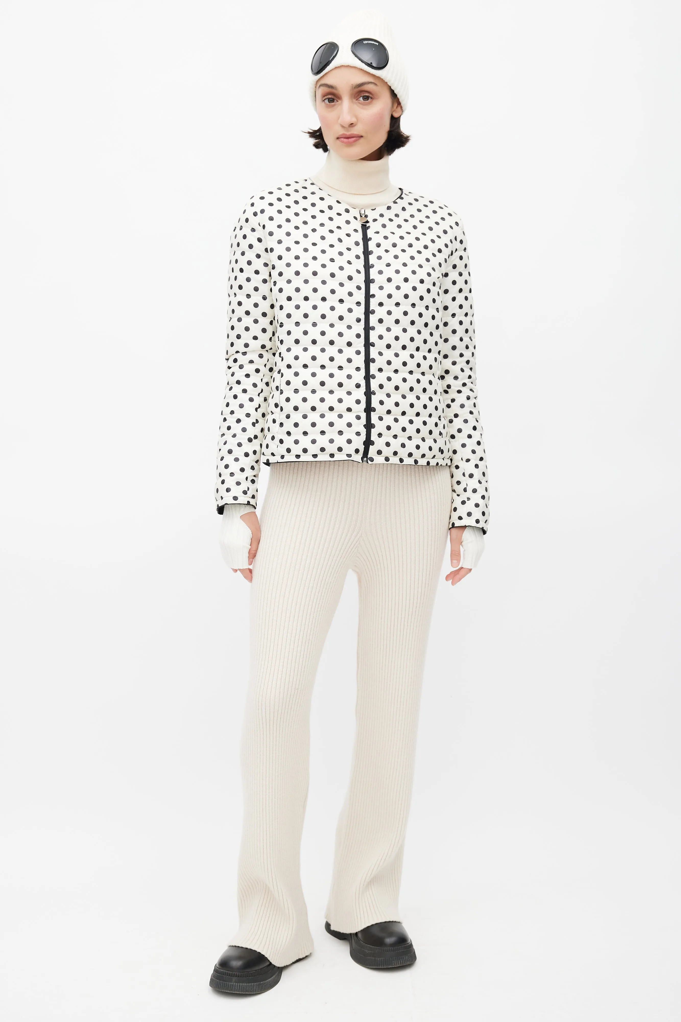 Black & White Meil Guibotto Reversible Down Jacket