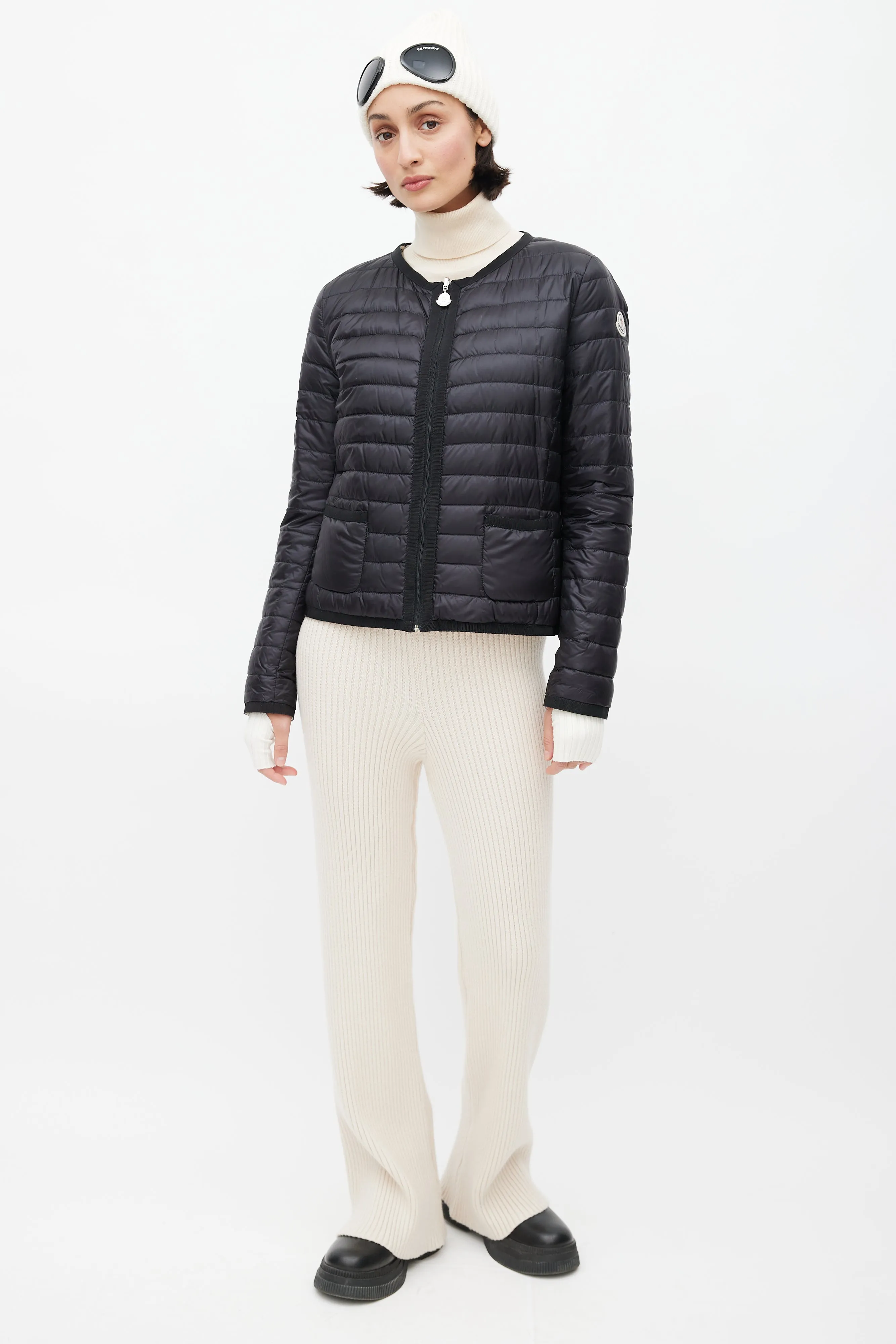 Black & White Meil Guibotto Reversible Down Jacket