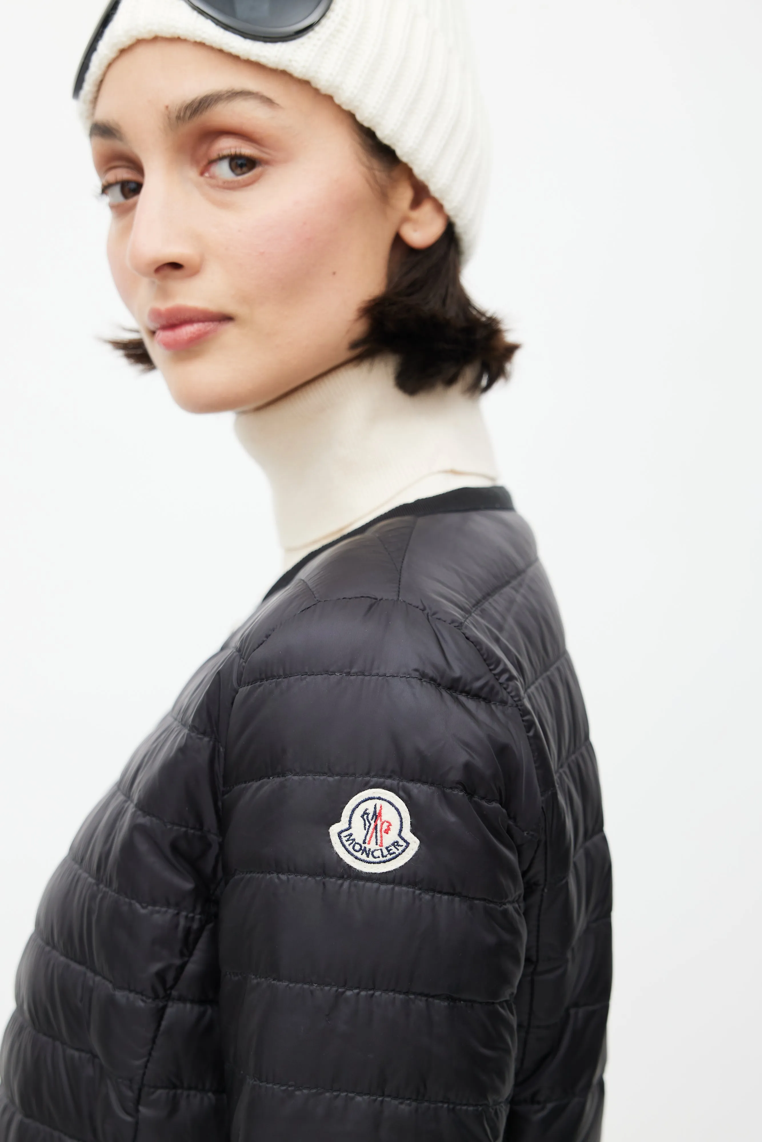 Black & White Meil Guibotto Reversible Down Jacket