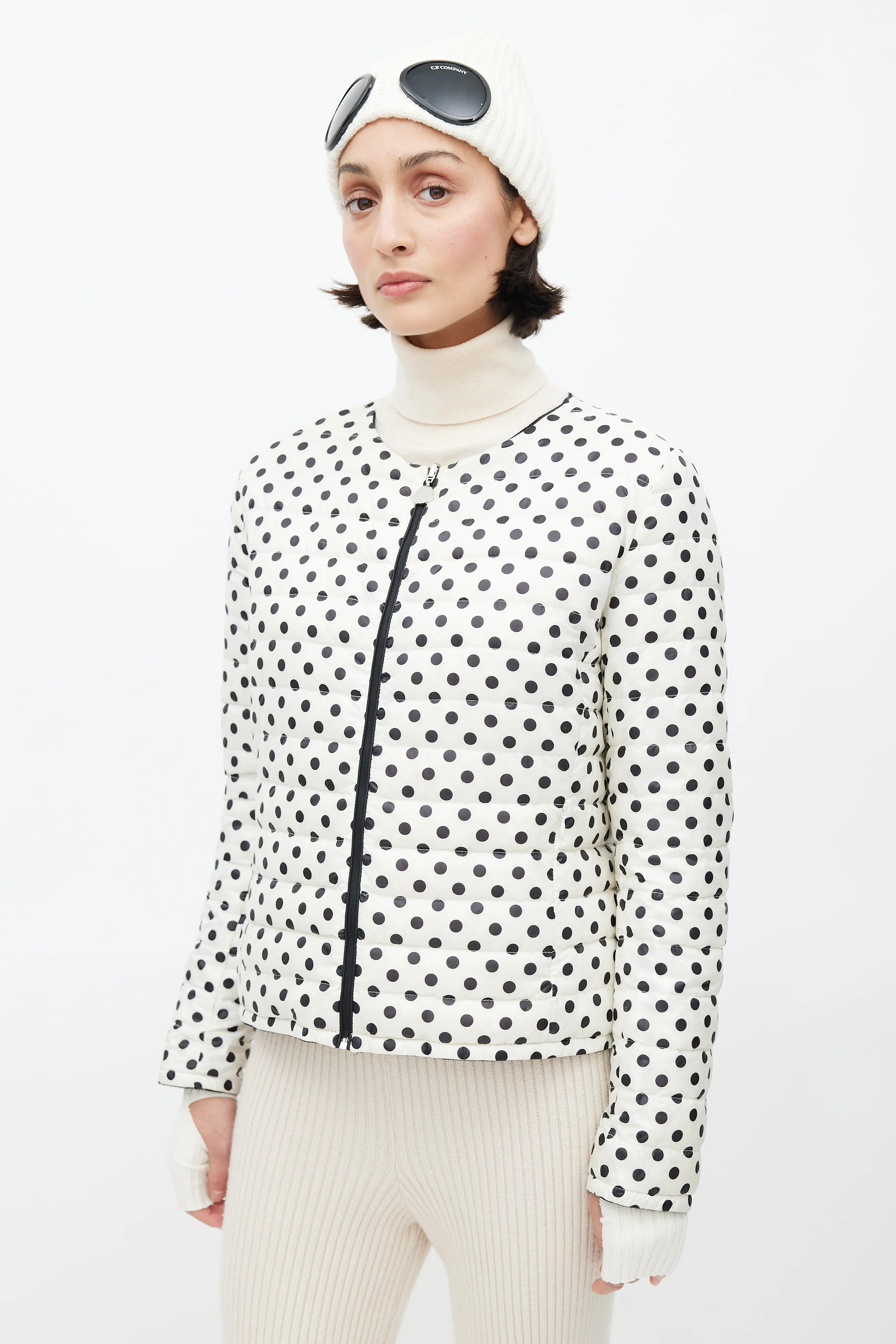 Black & White Meil Guibotto Reversible Down Jacket