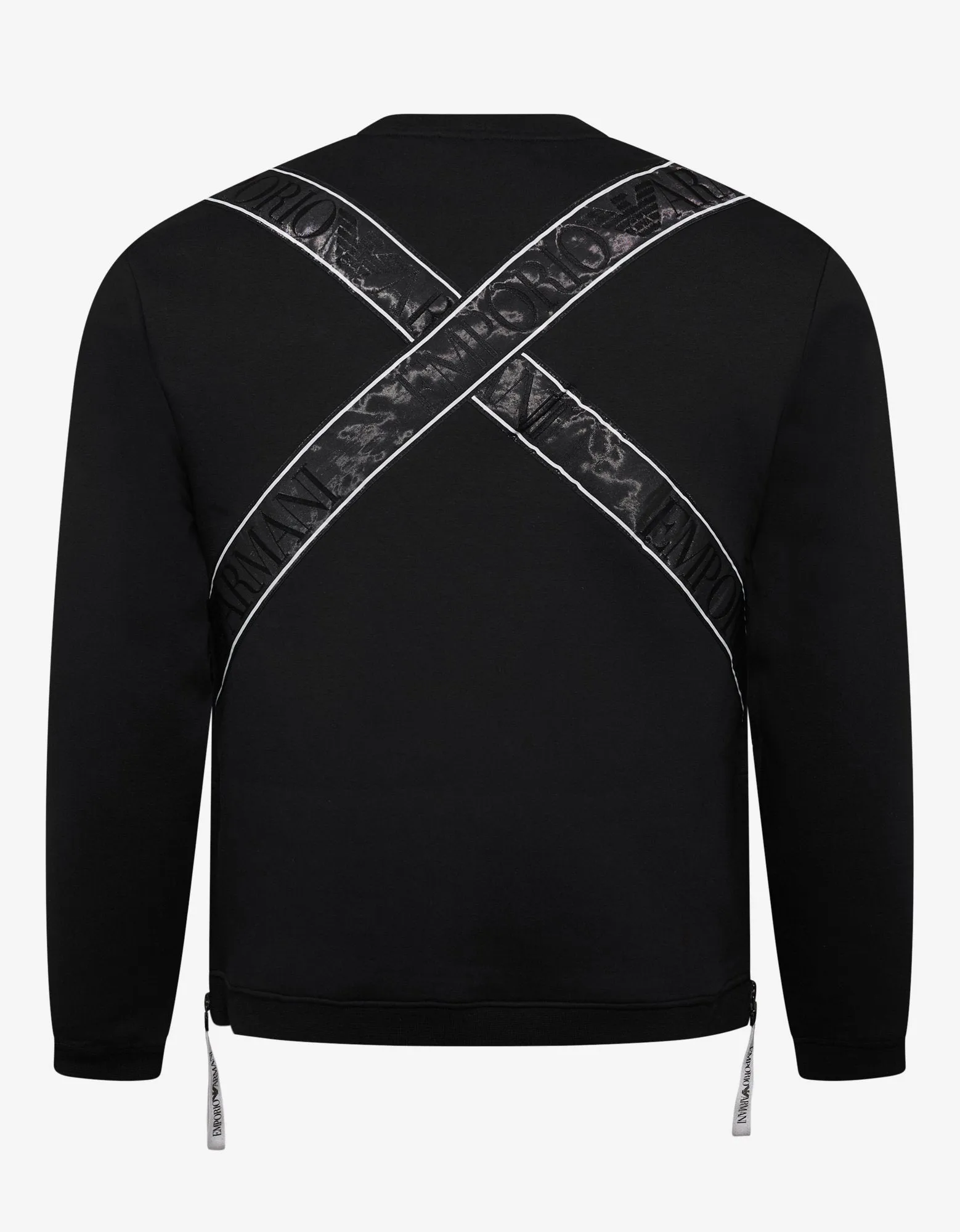 Black Logo Tape Sweatshirt