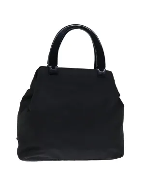 Black Nylon Hand Bag with Accessories - Italian Made
