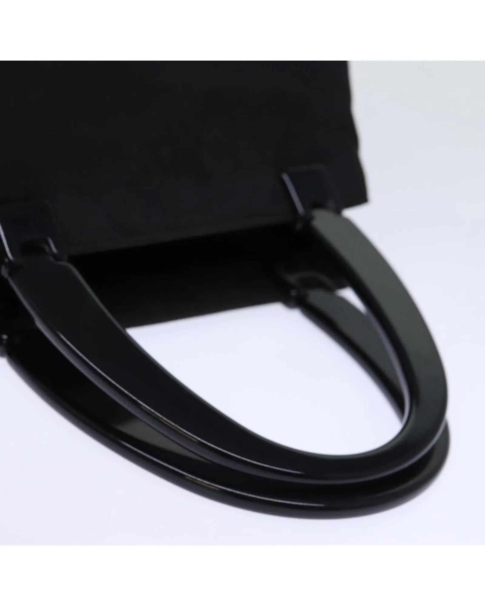 Black Nylon Hand Bag with Accessories - Italian Made