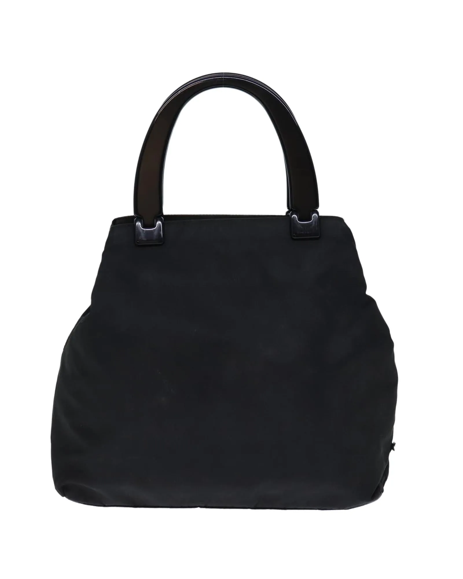 Black Nylon Hand Bag with Accessories - Italian Made