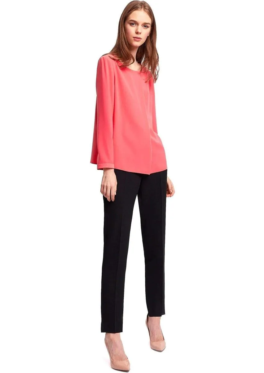 Blusa in Poly con Lembo Diagonale