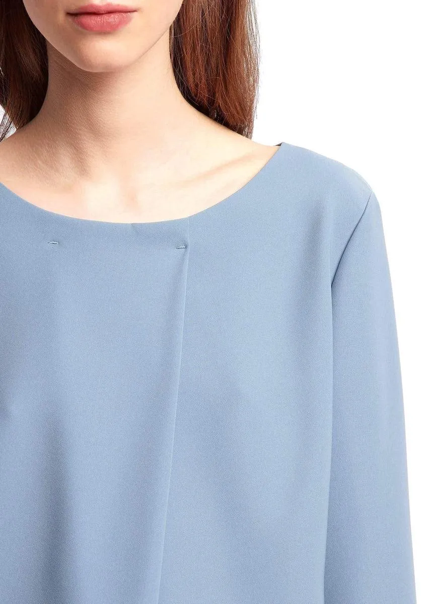 Blusa in Poly con Lembo Diagonale