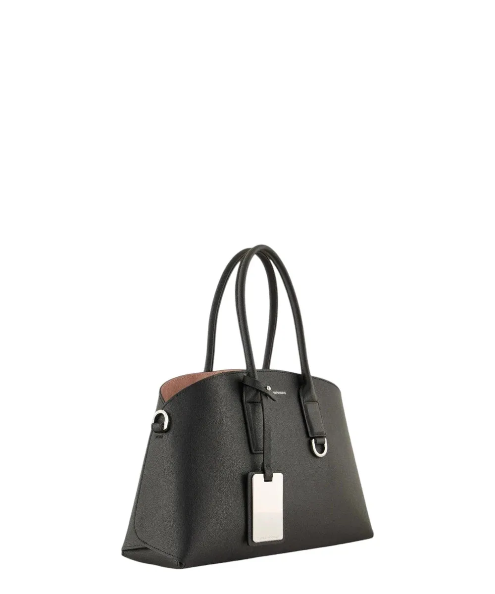 Borsa a mano media in pelle rigenerata Icon ASV