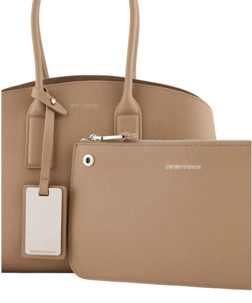 Borsa a mano media in pelle rigenerata Icon ASV