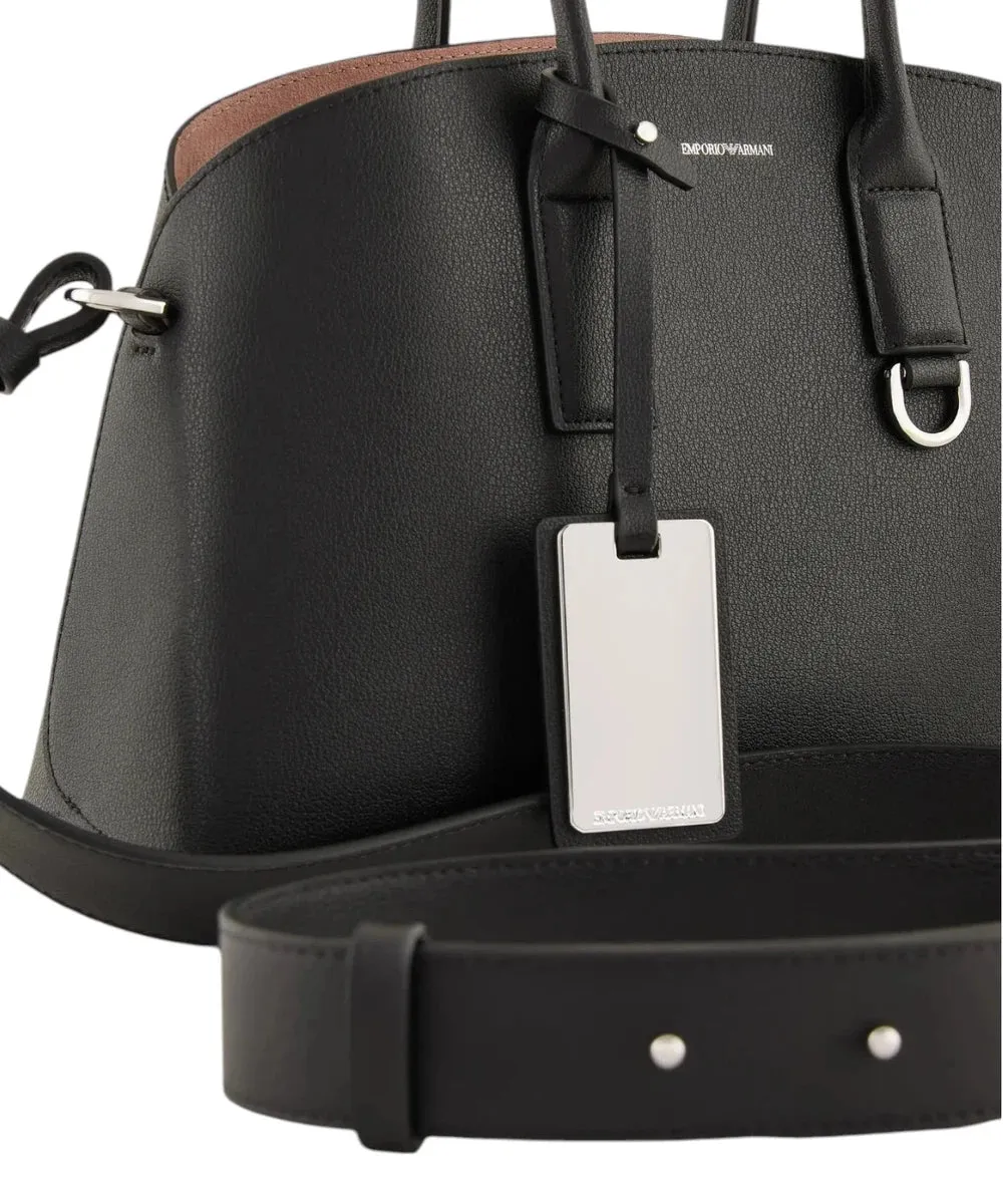 Borsa a mano media in pelle rigenerata Icon ASV