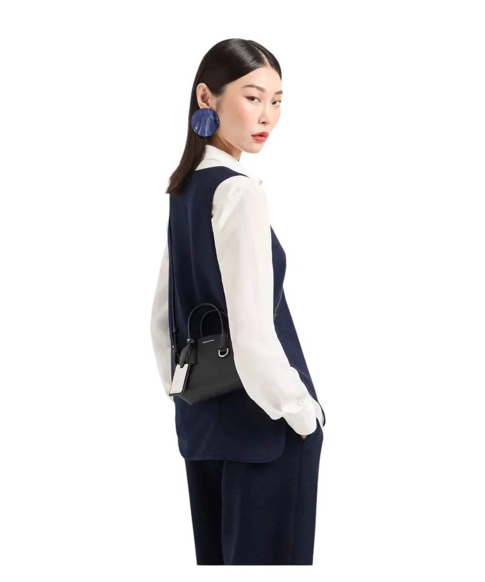 Borsa a mano piccola in pelle rigenerata Icon ASV