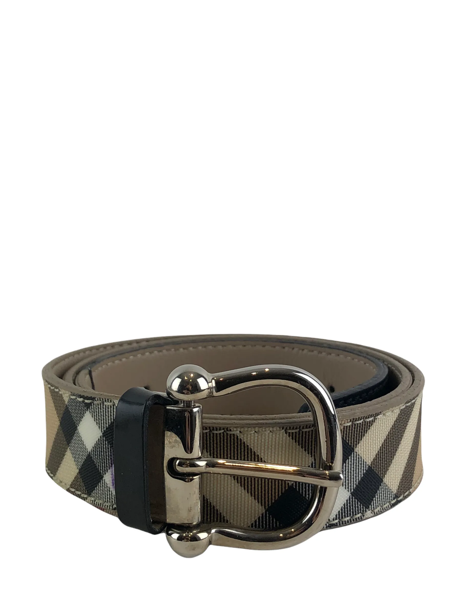 Burberry Classic Plaid Belt