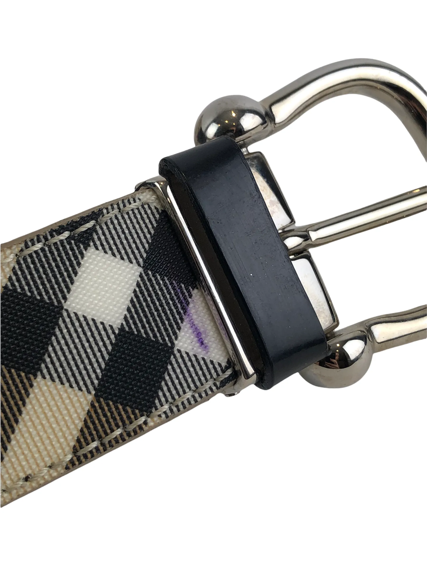 Burberry Classic Plaid Belt