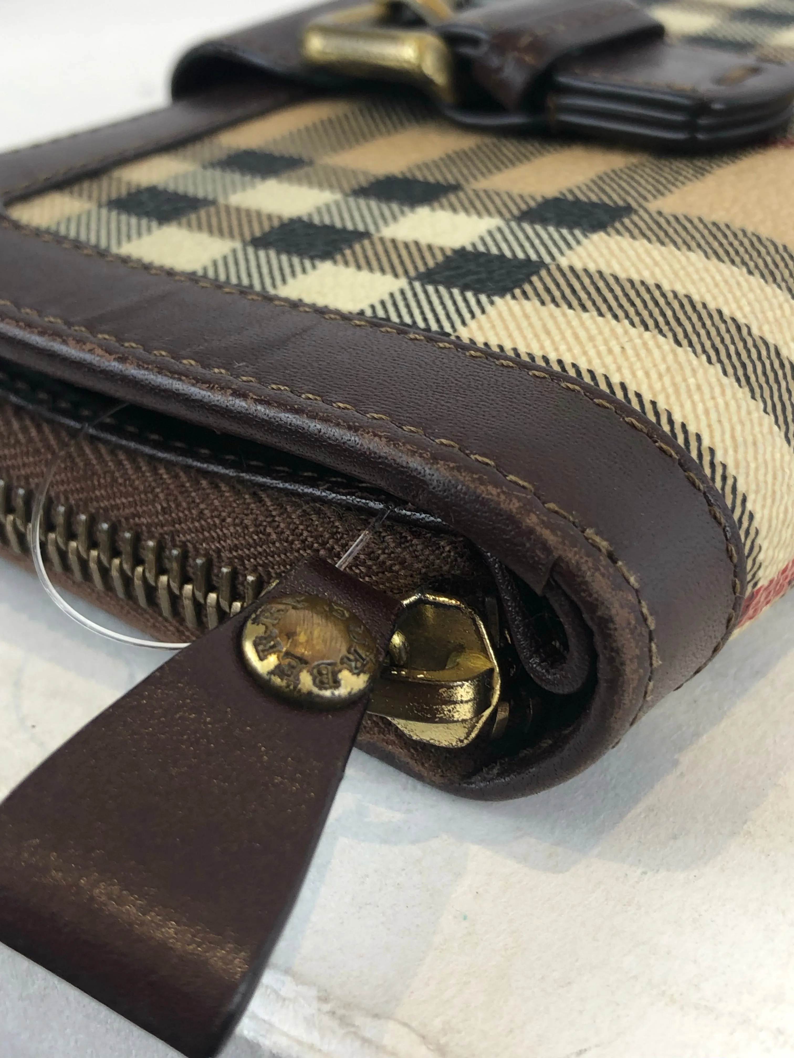 Burberry Classic Plaid Wallet
