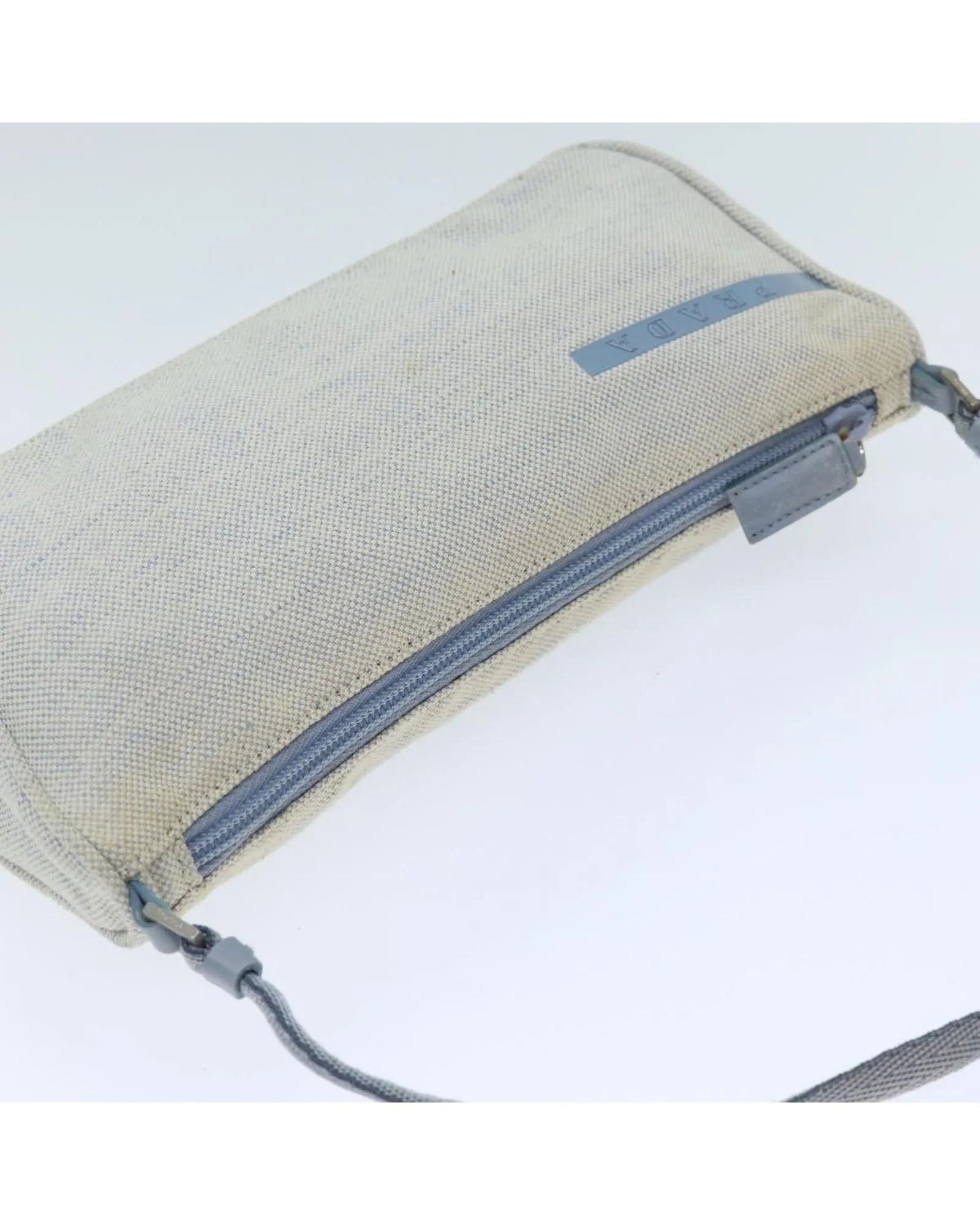 Canvas Accessory Pouch with Guarantee Card - Light Blue