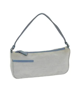 Canvas Accessory Pouch with Guarantee Card - Light Blue