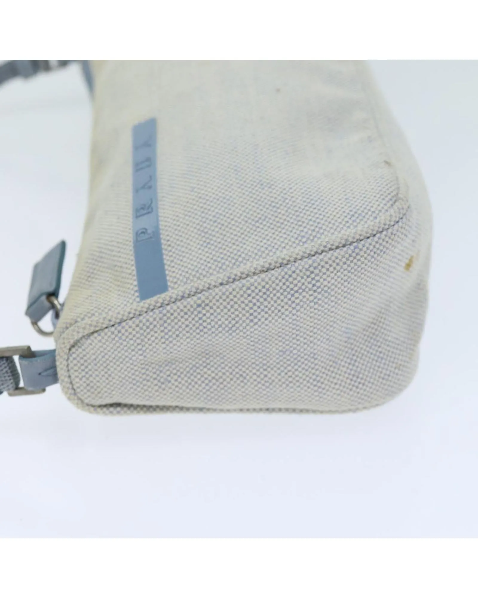 Canvas Accessory Pouch with Guarantee Card - Light Blue