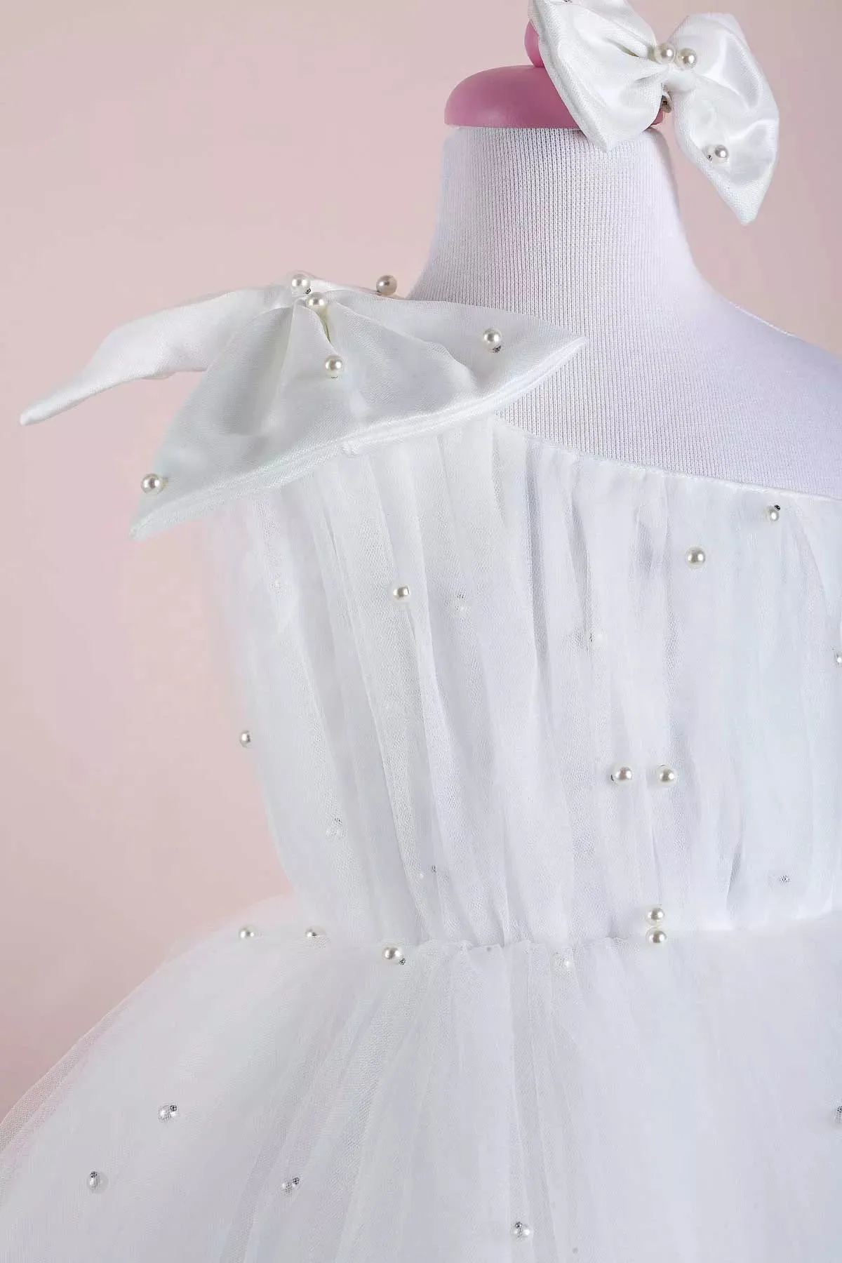 Cindy White Party Dress