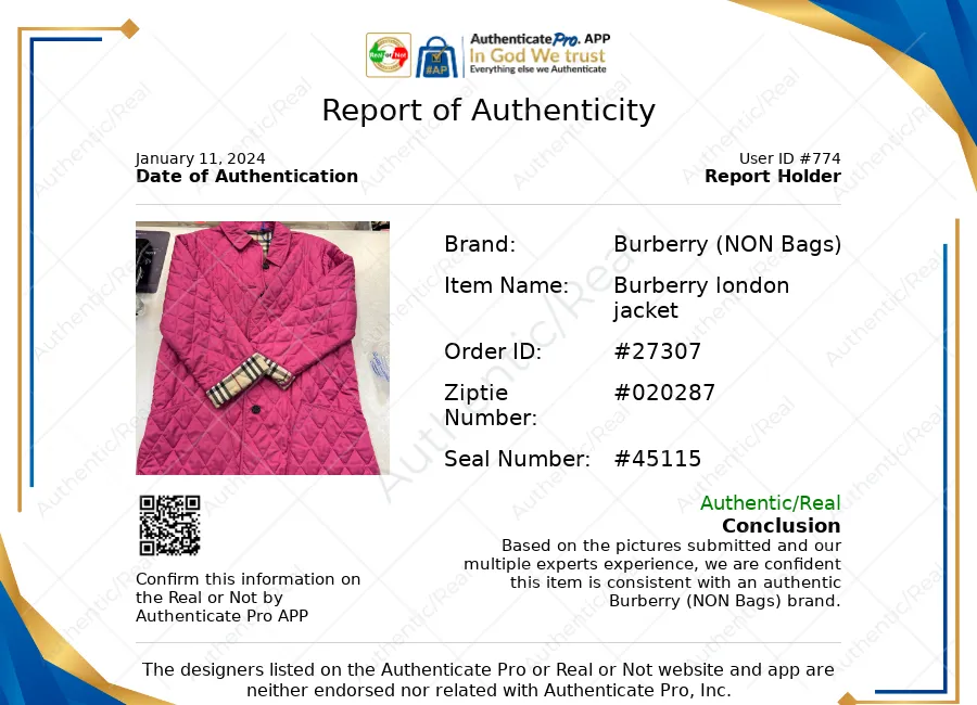 Coat Designer By Burberry  Size: S