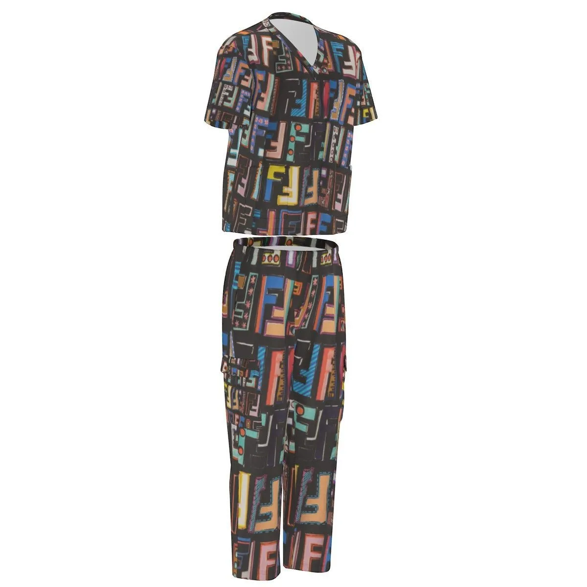 Customized Nurse Unisex Set With Six Pocket Scrubs