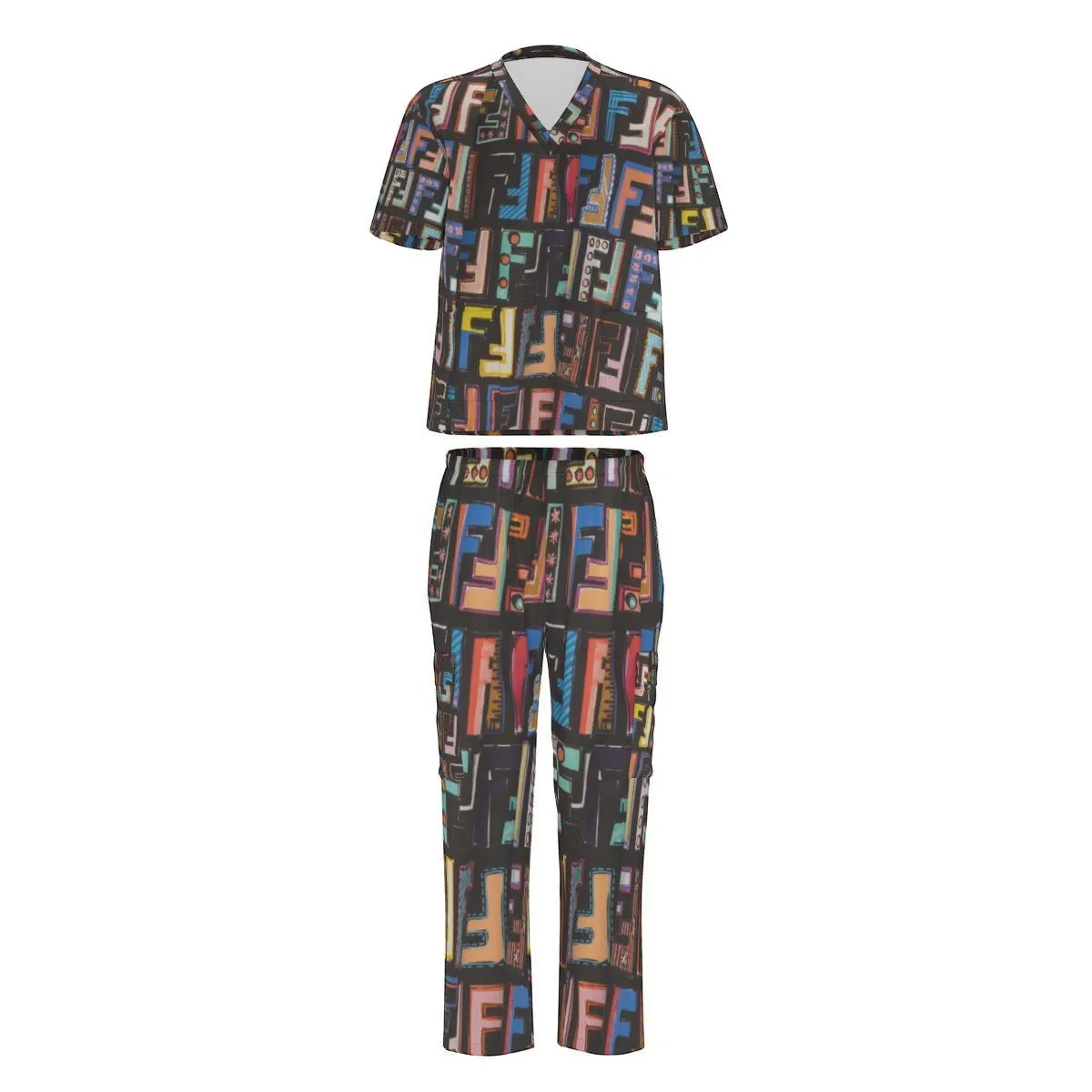 Customized Nurse Unisex Set With Six Pocket Scrubs