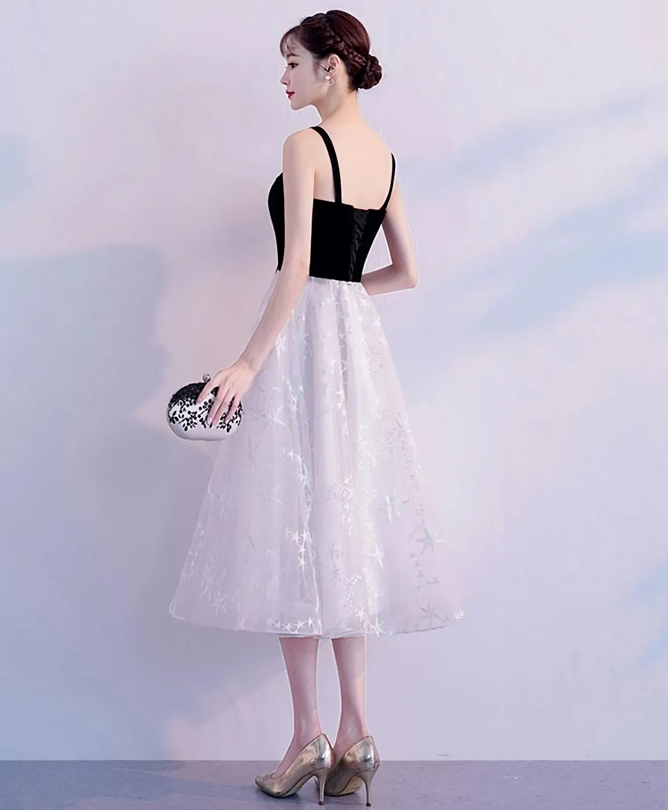 Cute Tulle Lace Short Prom Dress Tulle Homecoming Dress