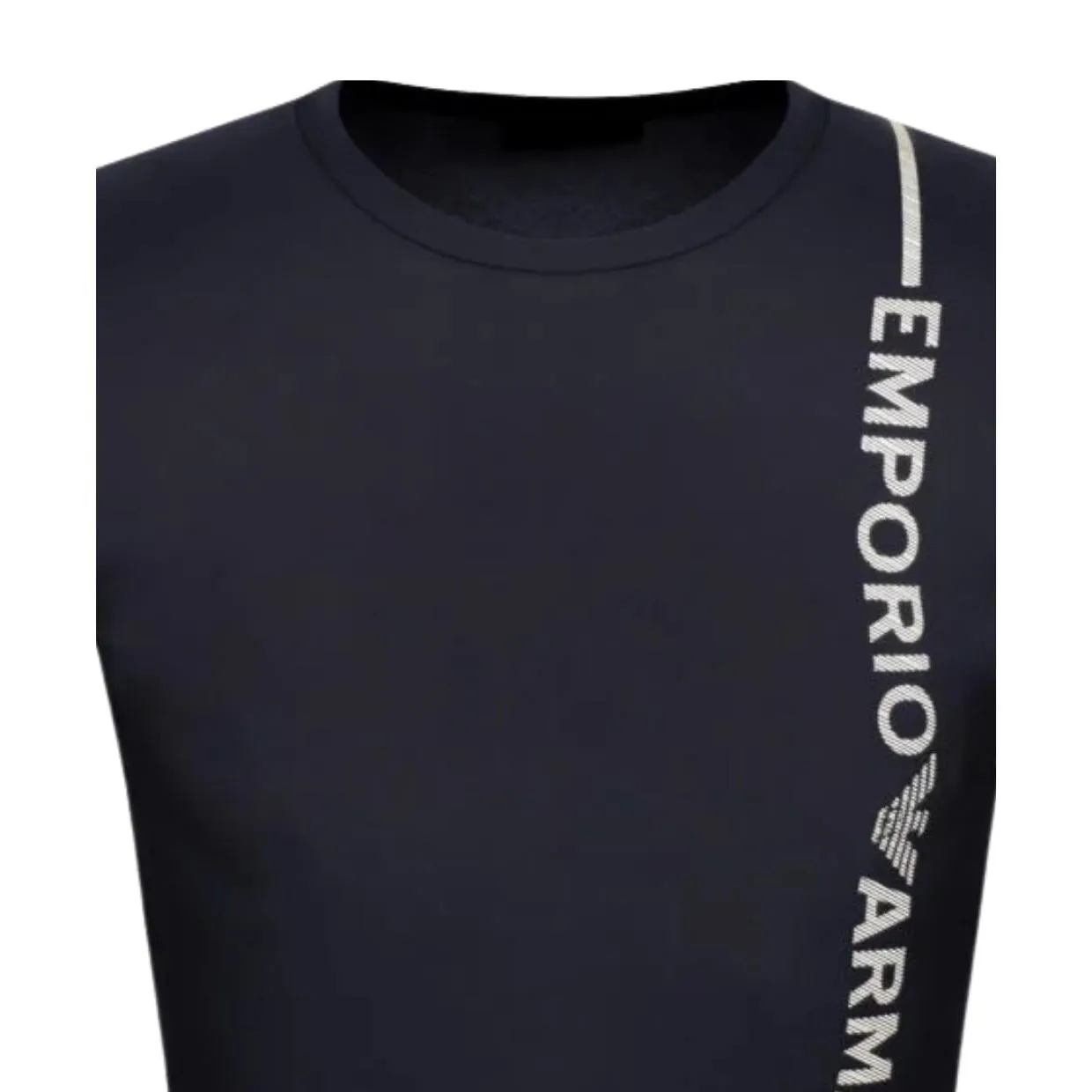 Emporio Armani Bodywear Side Logo Navy T-Shirt