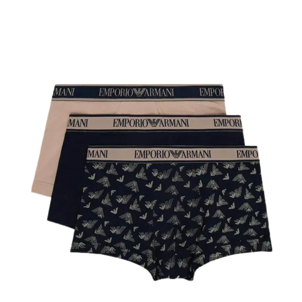 Emporio Armani Bodywear Three Pack Logoband Boxer