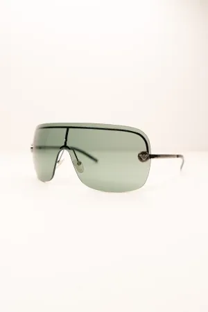 Emporio Armani Oversized Mask Sunglasses