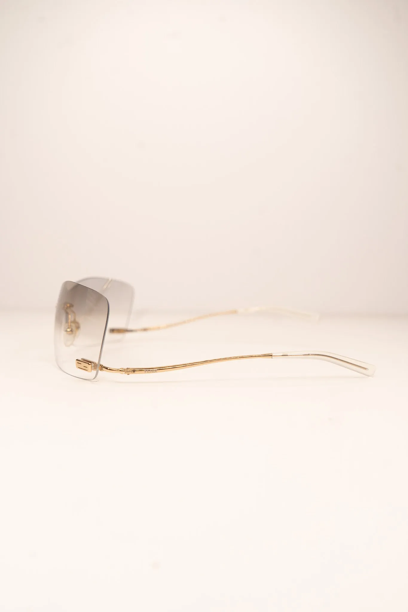 Fendi Transparent Golden Glasses