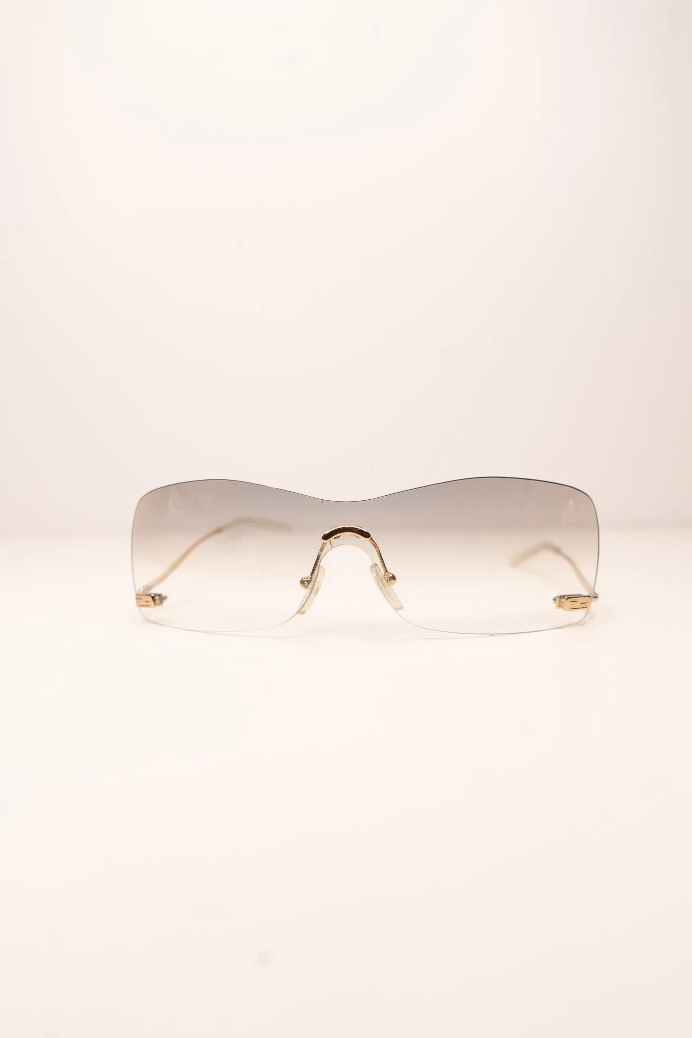 Fendi Transparent Golden Glasses