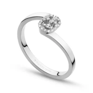 GC GG Running 18ct White Gold Diamond Ring D