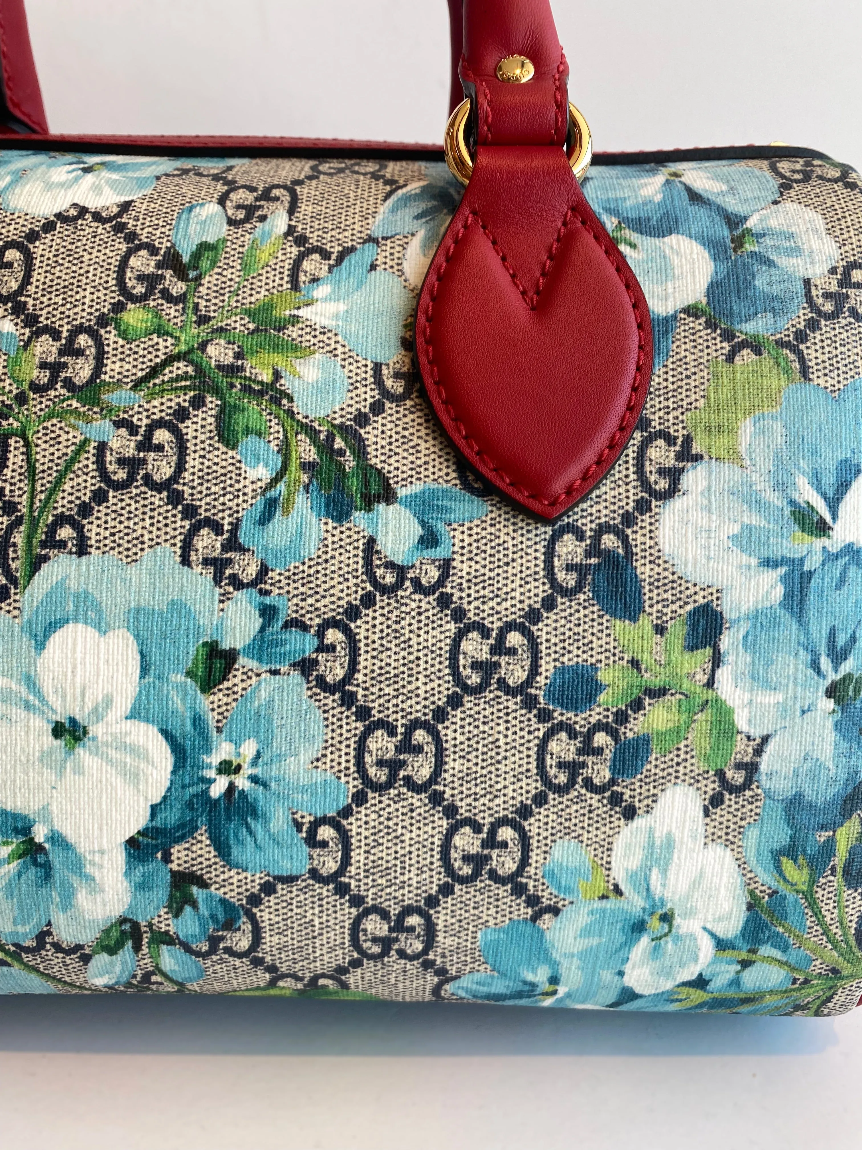 Gucci Blooms Monogram Boston Bag