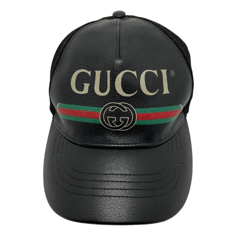Gucci Leather Hat