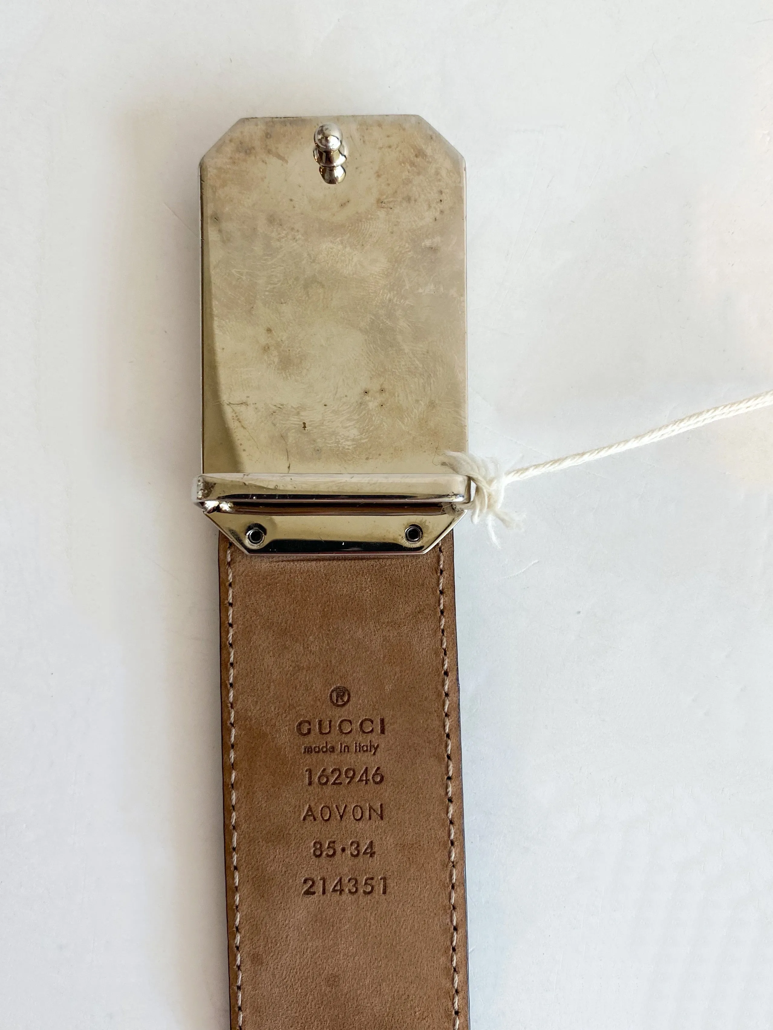 Gucci Navy Belt