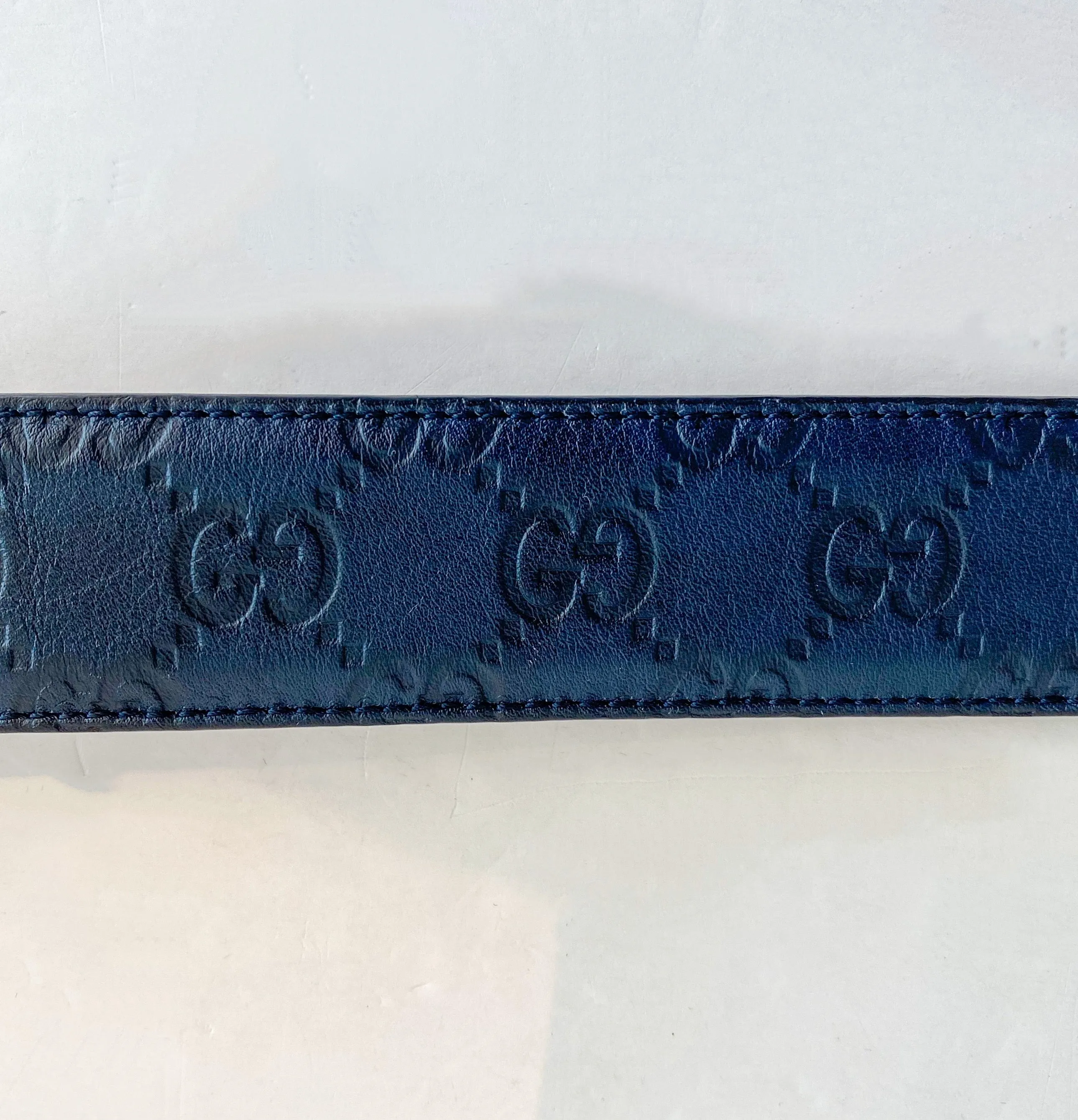 Gucci Navy Belt