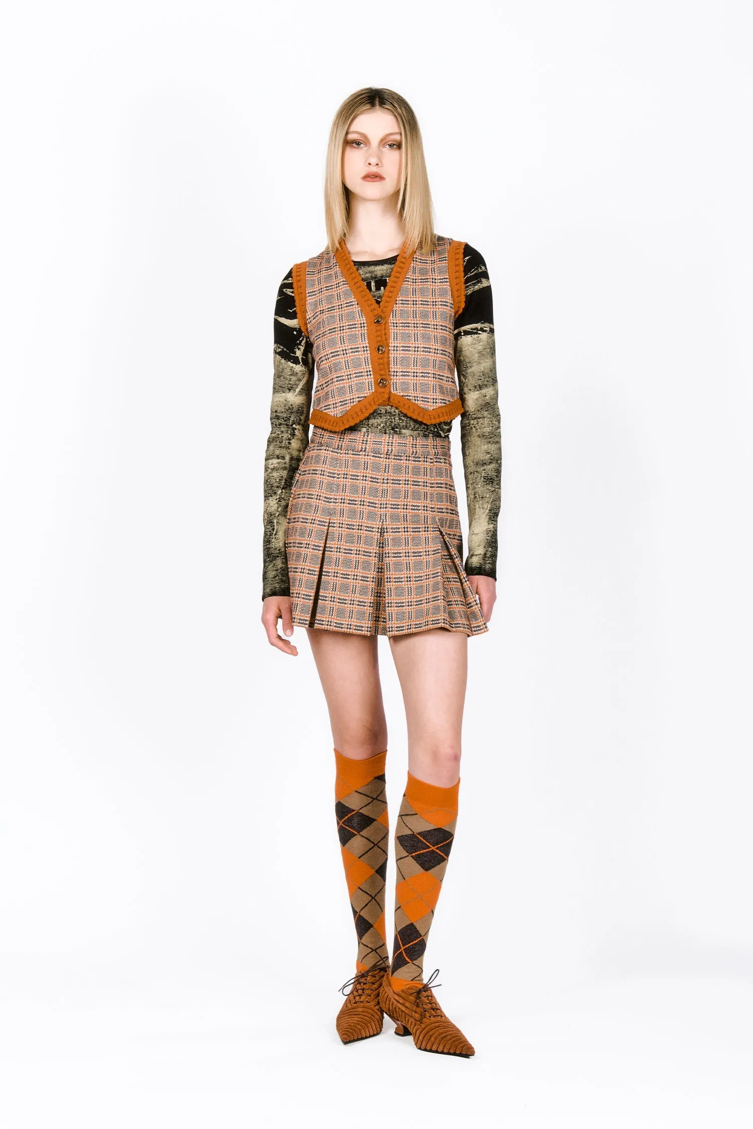 Londonderry Knit Mini Skirt