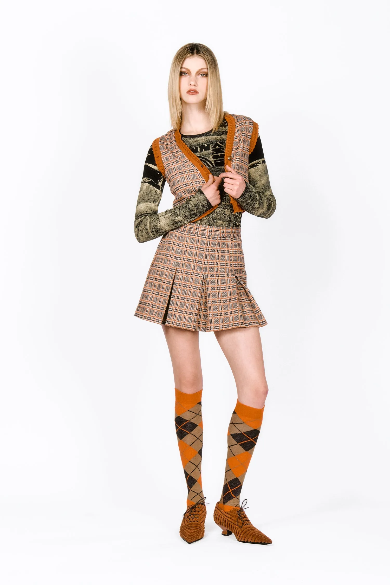 Londonderry Knit Mini Skirt