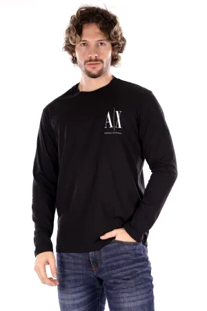 Long-shirt ARMANI EXCHANGE da Uomo - nero 8NZTPLZJH4Z1200 NERO