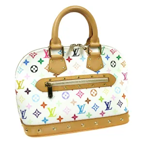 LOUIS VUITTON ALMA HAND BAG PURSE MONOGRAM MULTI-COLOR M92647 FL0093 32371