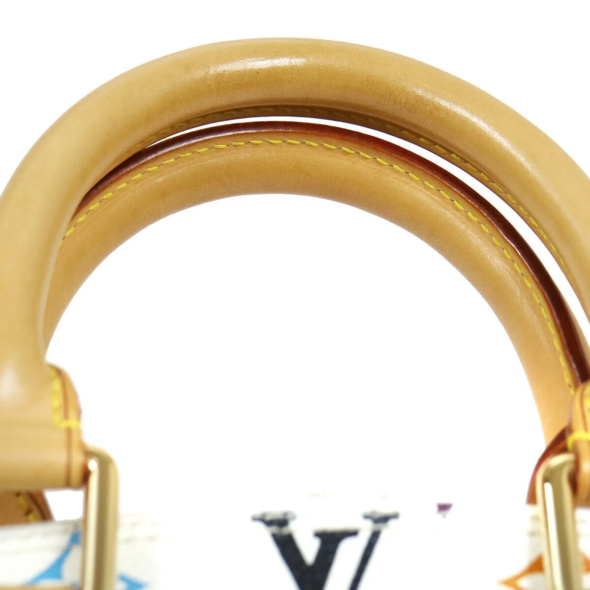 LOUIS VUITTON ALMA HAND BAG PURSE MONOGRAM MULTI-COLOR M92647 FL0093 32371