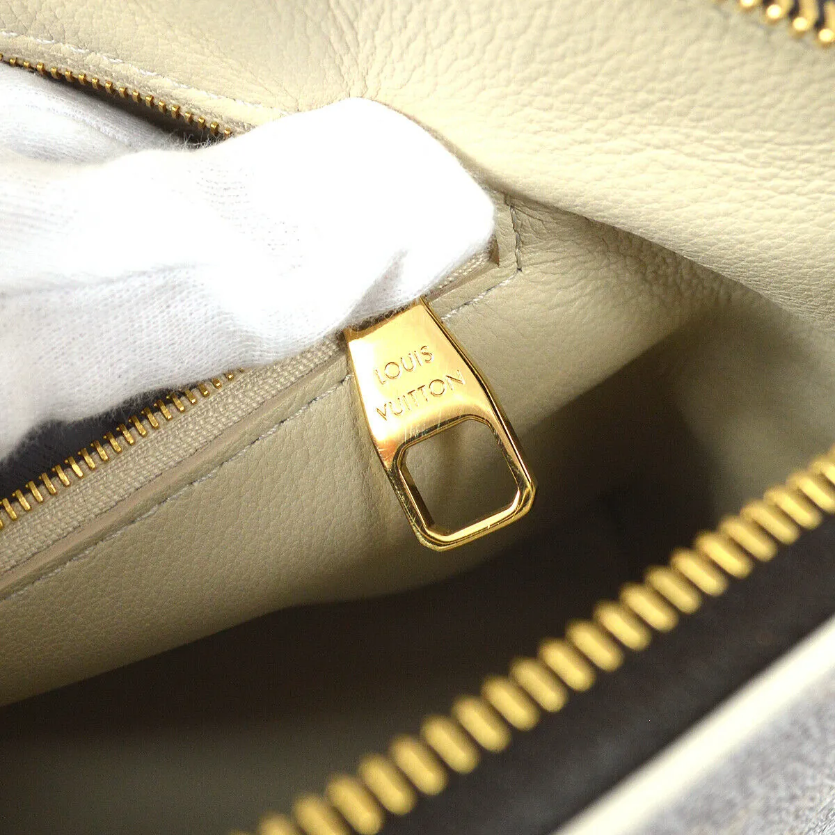 LOUIS VUITTON LOCKIT HAND TOTE BAG SHINY MONOGRAM M40597 61205