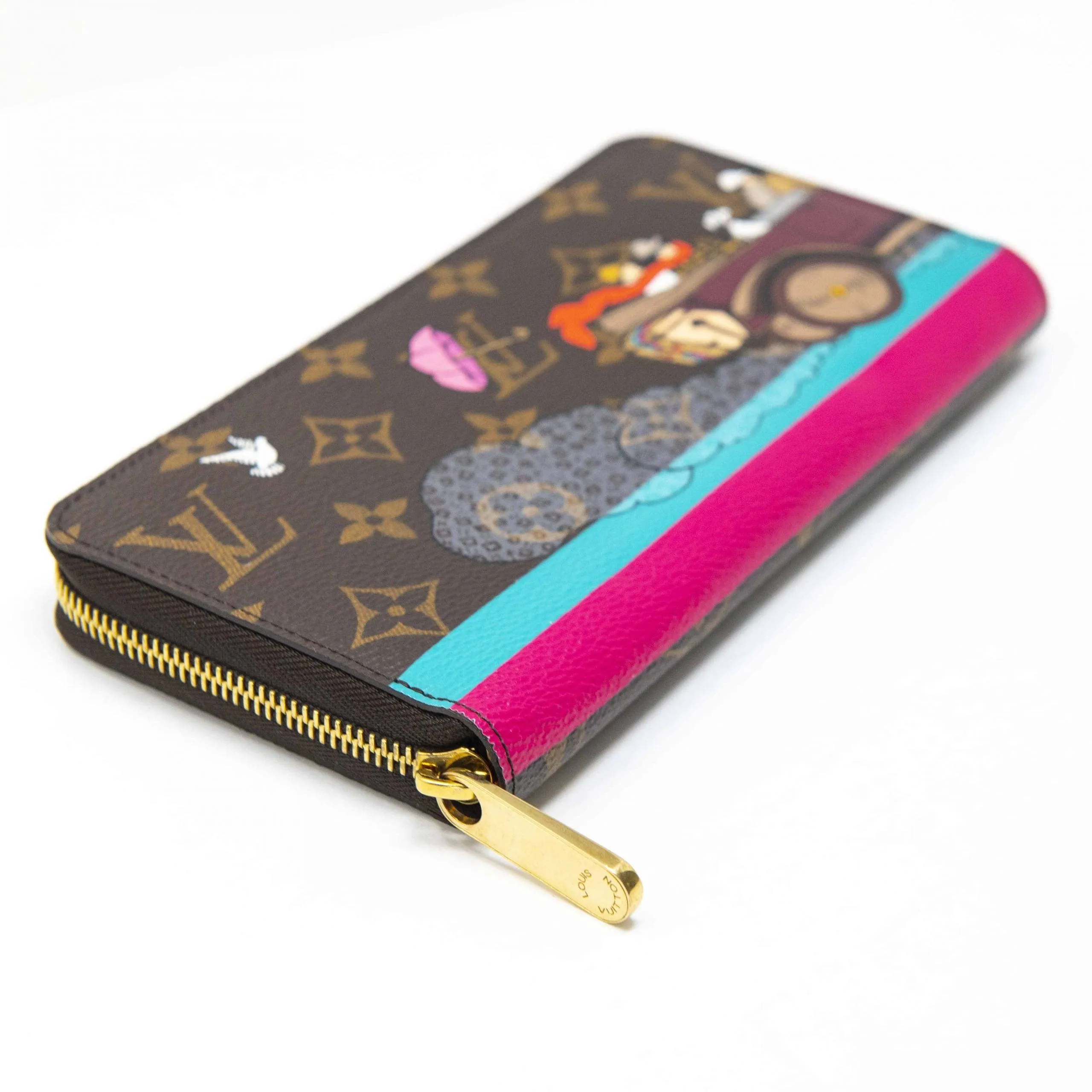 Louis Vuitton Monogram Illustre Evasion Long Zip Wallet