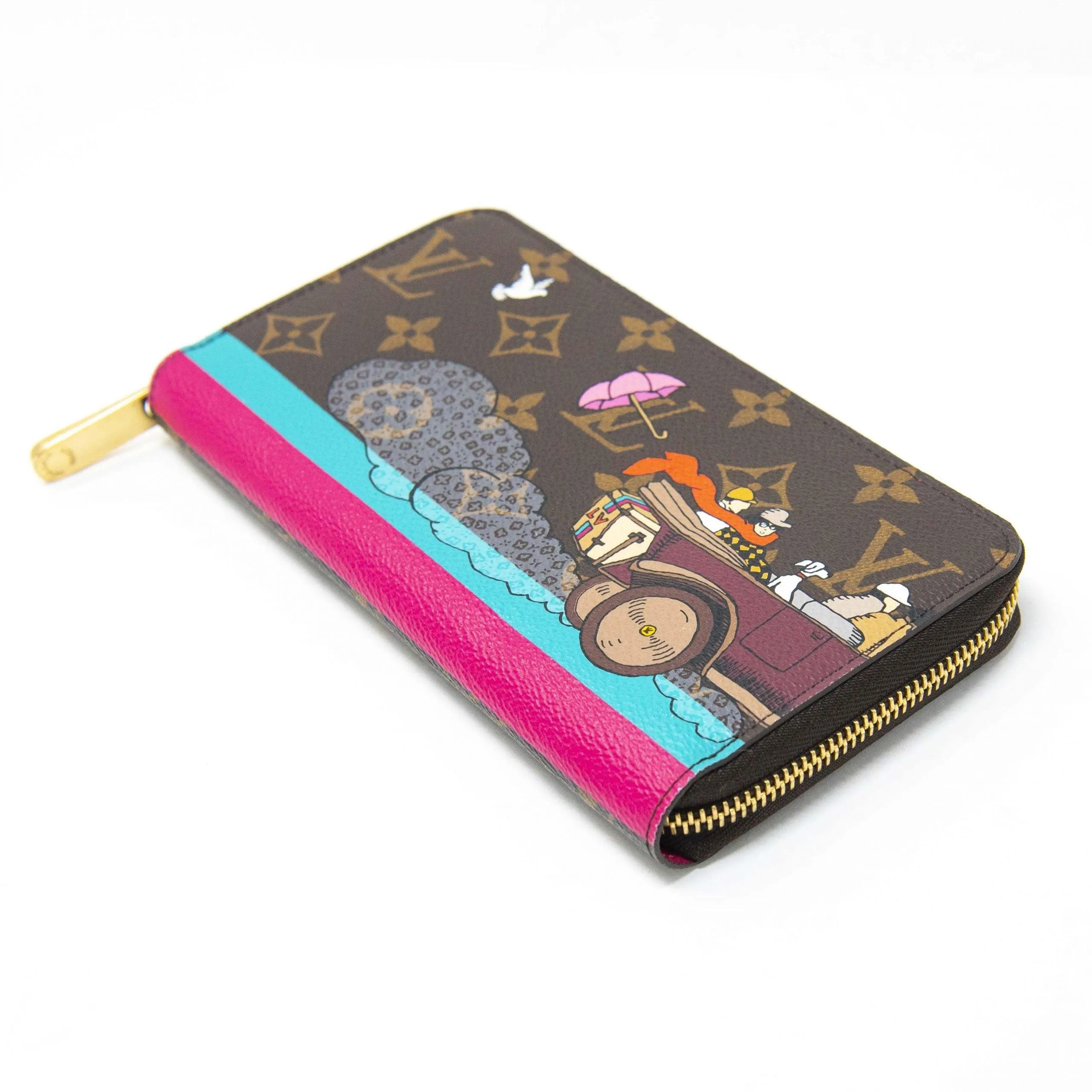 Louis Vuitton Monogram Illustre Evasion Long Zip Wallet