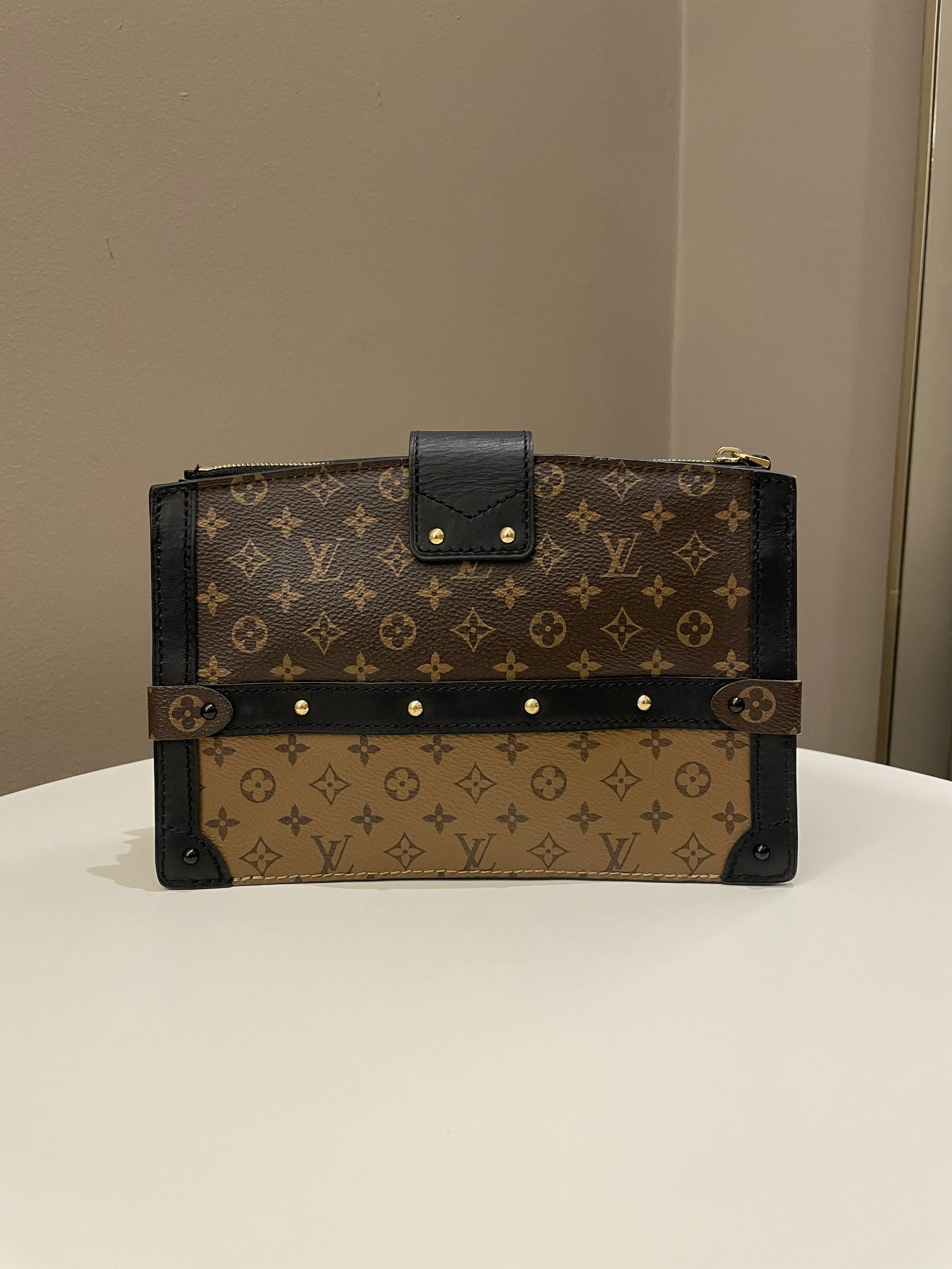 Louis Vuitton Pochette Trunk Clutch Monogram