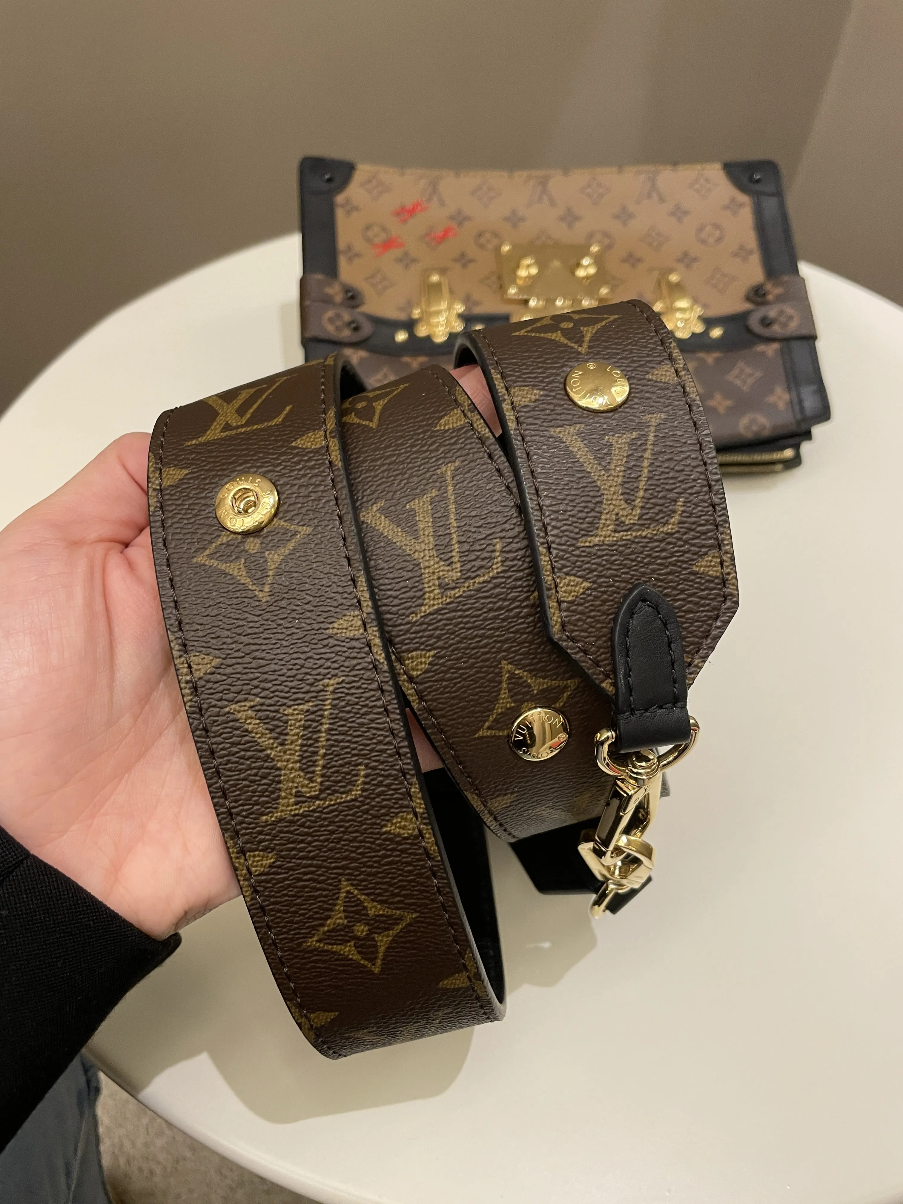 Louis Vuitton Pochette Trunk Clutch Monogram