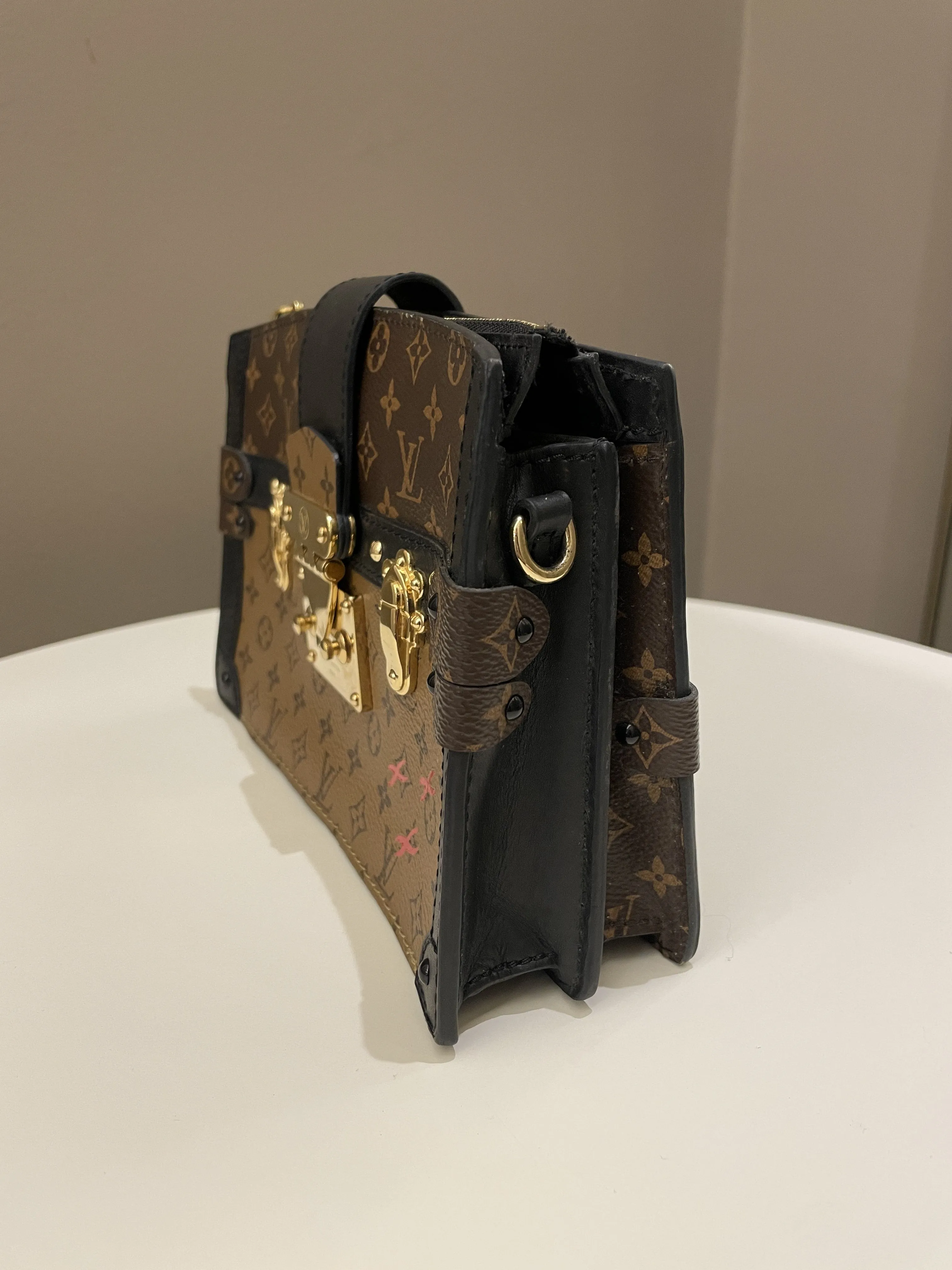 Louis Vuitton Pochette Trunk Clutch Monogram